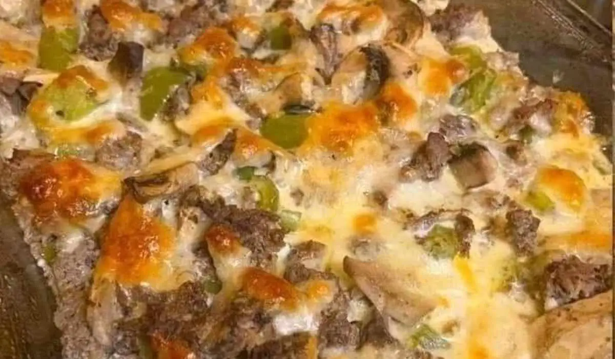 Philly Cheesesteak Casserole